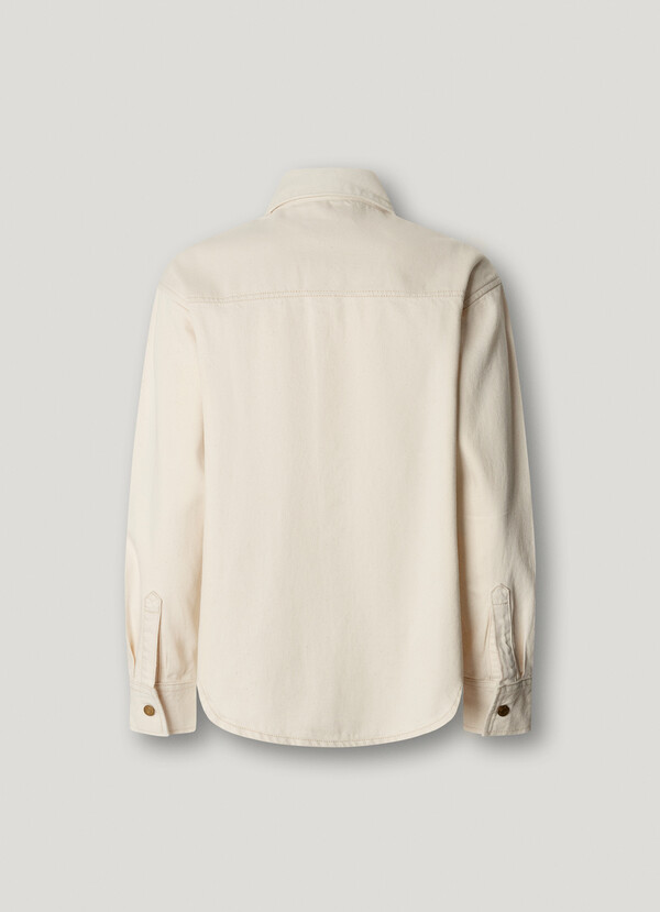 RELAXED FIT DENIM OVERSHIRT