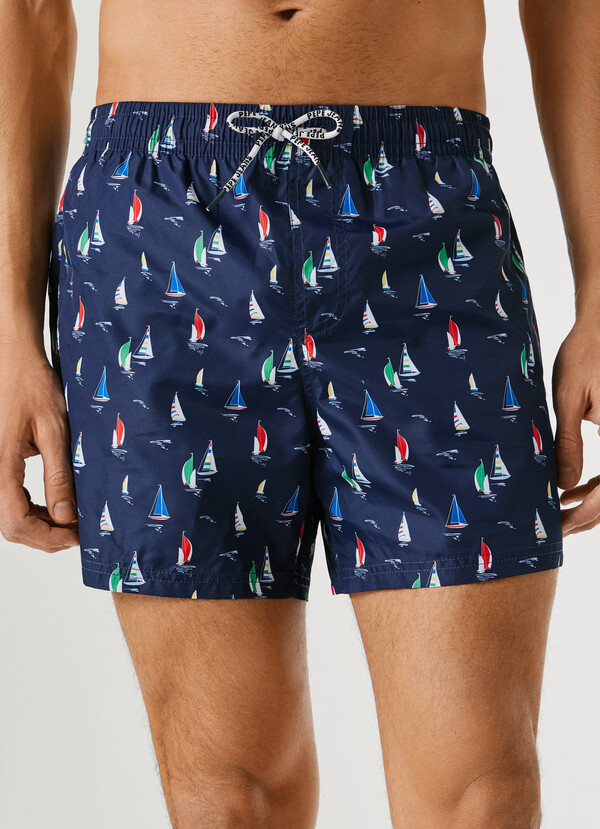 SWIM SHORTS WITH SAILBOATS