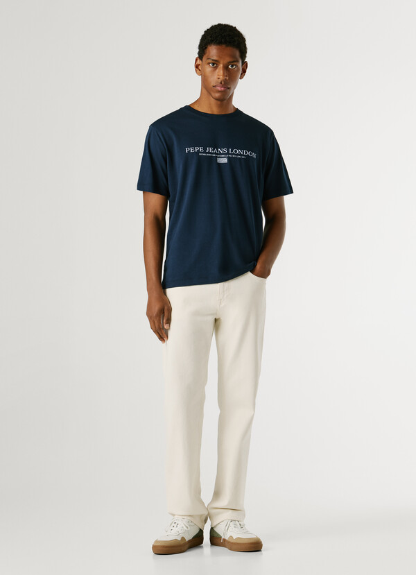 REGULAR FIT LOGO PRINT T-SHIRT