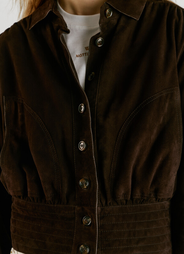 SUEDE BOMBER JACKET