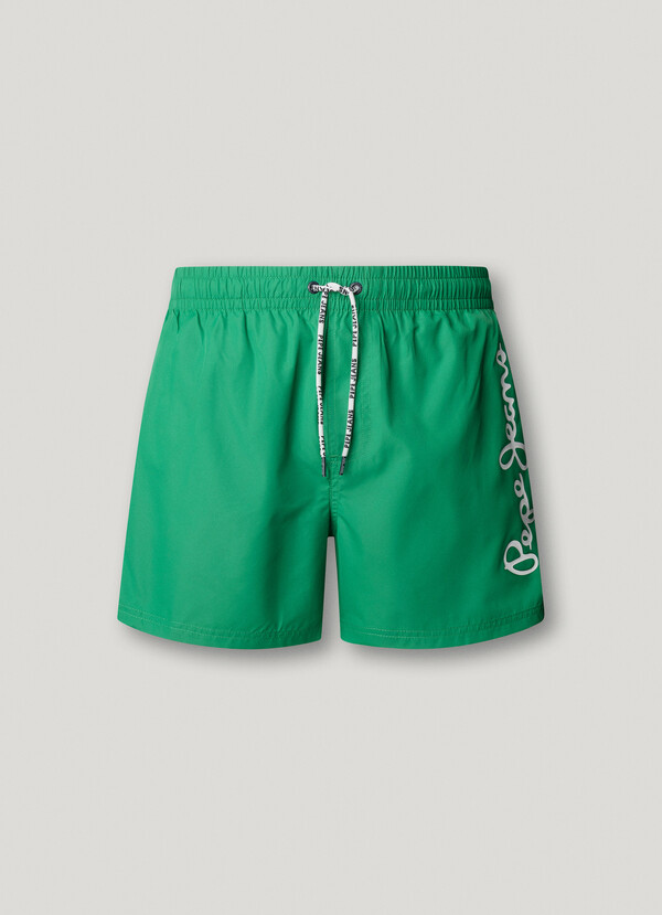 PRINTED LOGO SWIM SHORTS