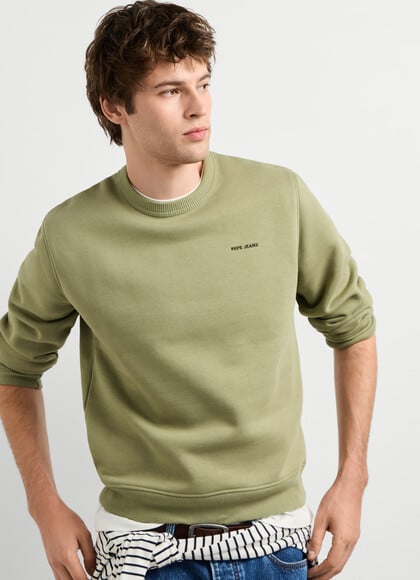 REGULAR FIT CREW NECK SWEATSHIRT