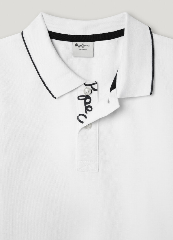 REGULAR FIT PIQU&Eacute; POLO