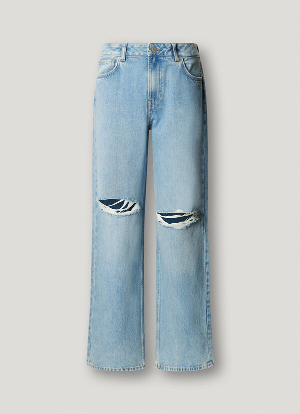 HAZEL- MID-RISE LOOSE FIT JEANS