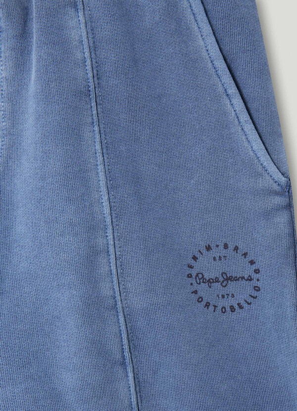 PRINTED LOGO FLEECE SHORTS