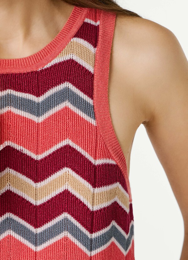 SLEEVELESS RIBBED TOP