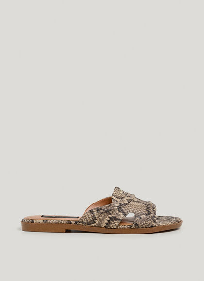 ANIMAL PRINT SANDALS