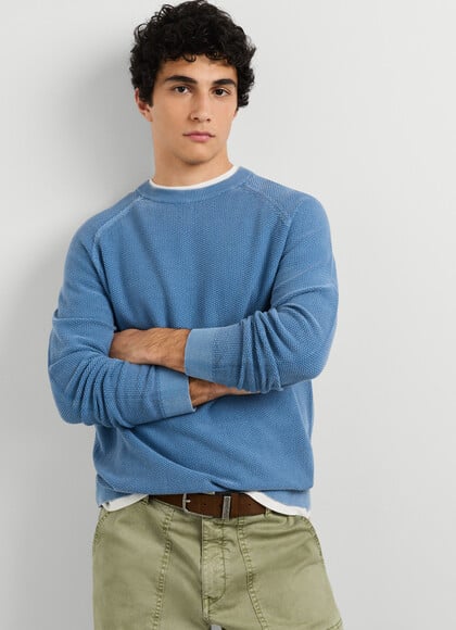 REGULAR FIT PIQU&Eacute; JUMPER