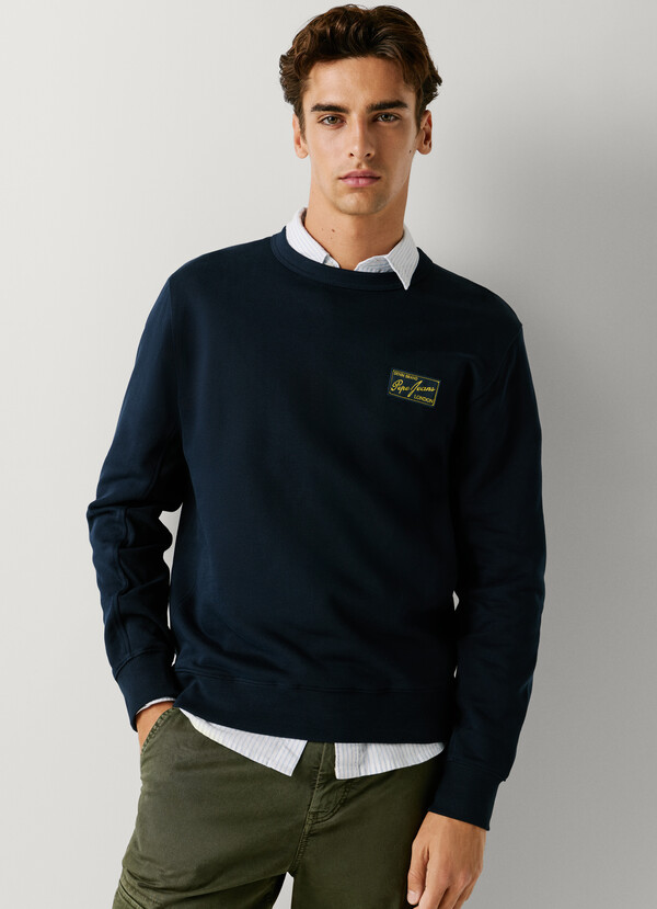 CREW NECK LOGO SWEATSHIRT
