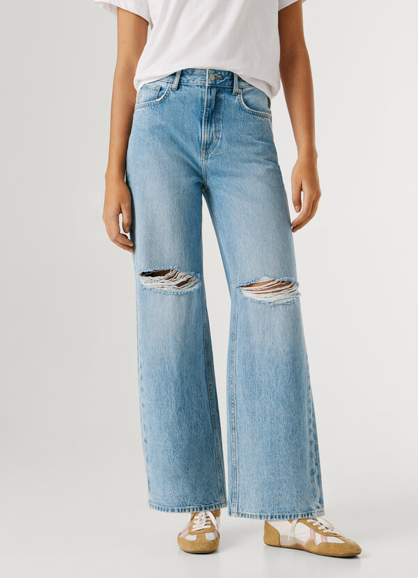 HIGH-RISE STRAIGHT FIT JEANS - LEXA