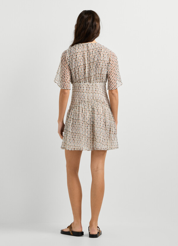 IKAT PRINT MINI DRESS