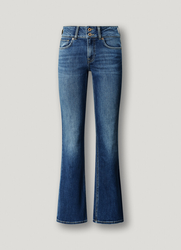 MID-RISE FLARE FIT JEANS - VENUS