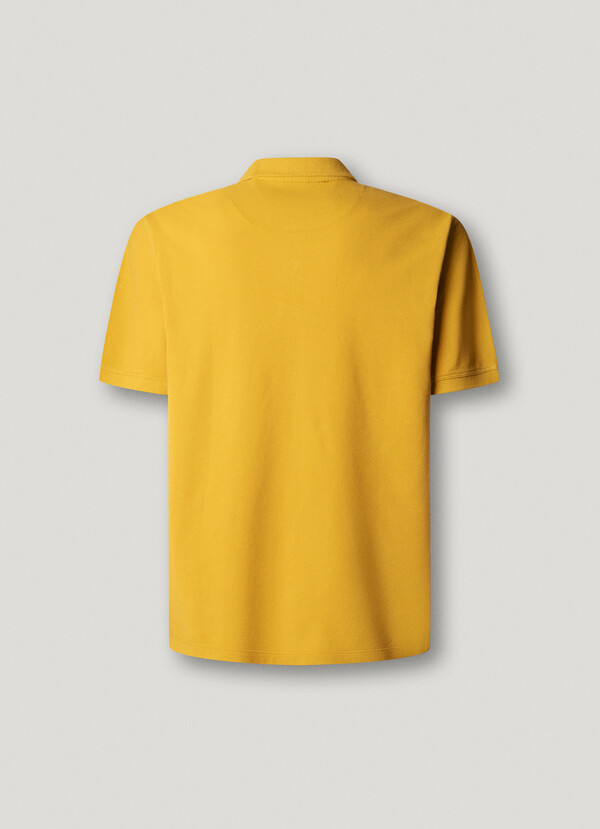 GARMENT DYED PIQUE POLO SHIRT