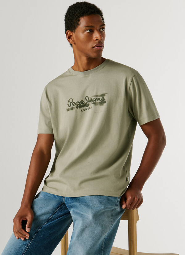 REGULAR FIT LOGO PRINT T-SHIRT