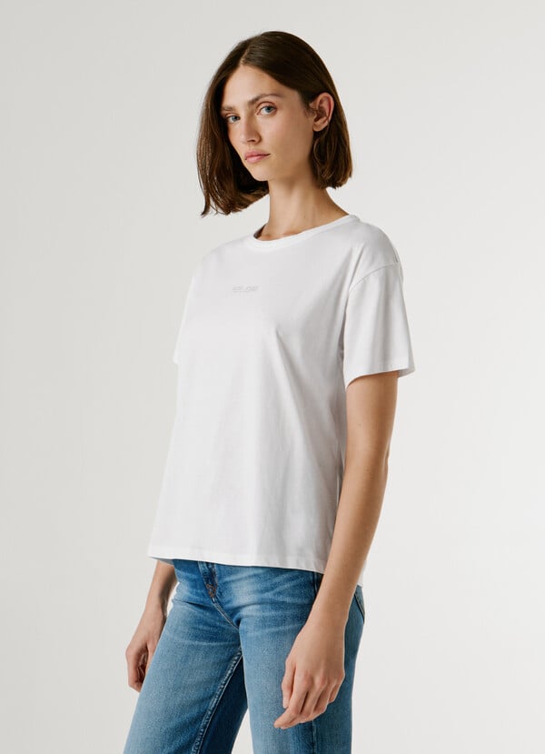 STRASS LOGO T-SHIRT