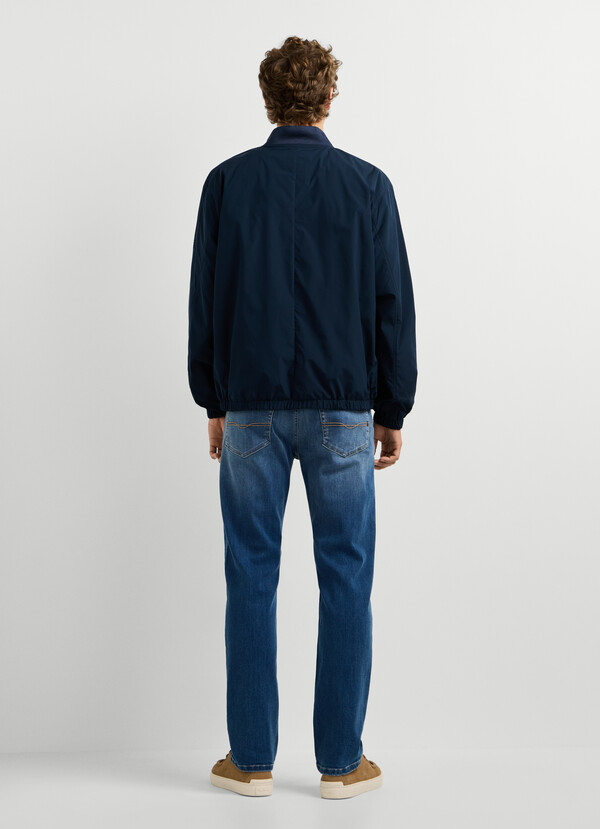 ZIP CLOSURE BOMBER JACKET