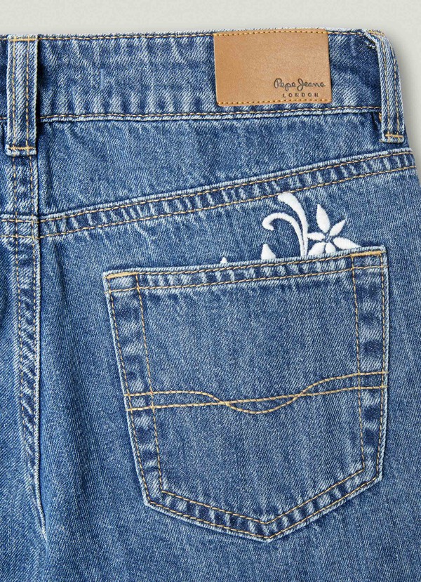 HIGH-RISE STRAIGHT FIT JEANS - ROBYNE