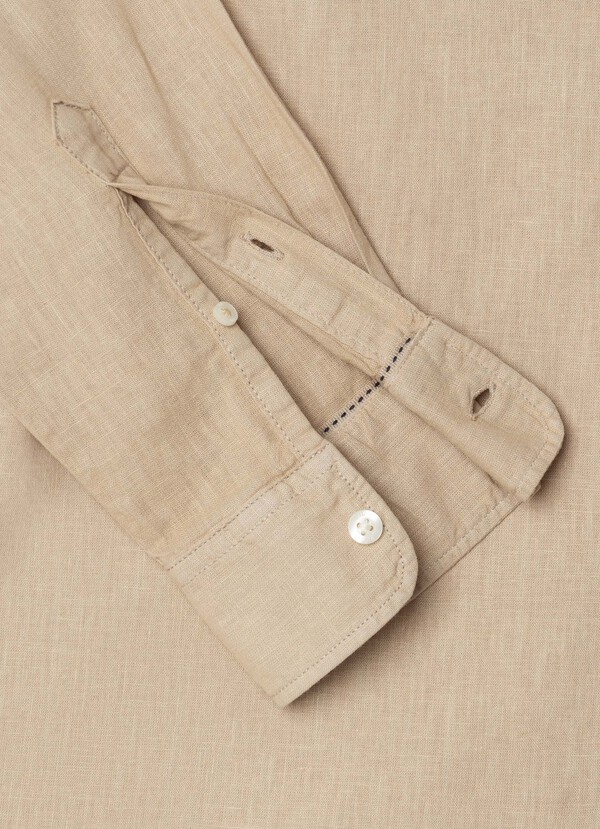 REGULAR FIT GARMENT DYED SHIRT