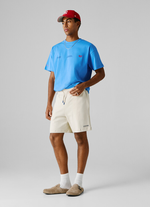 RELAXED FIT JERSEY SHORTS