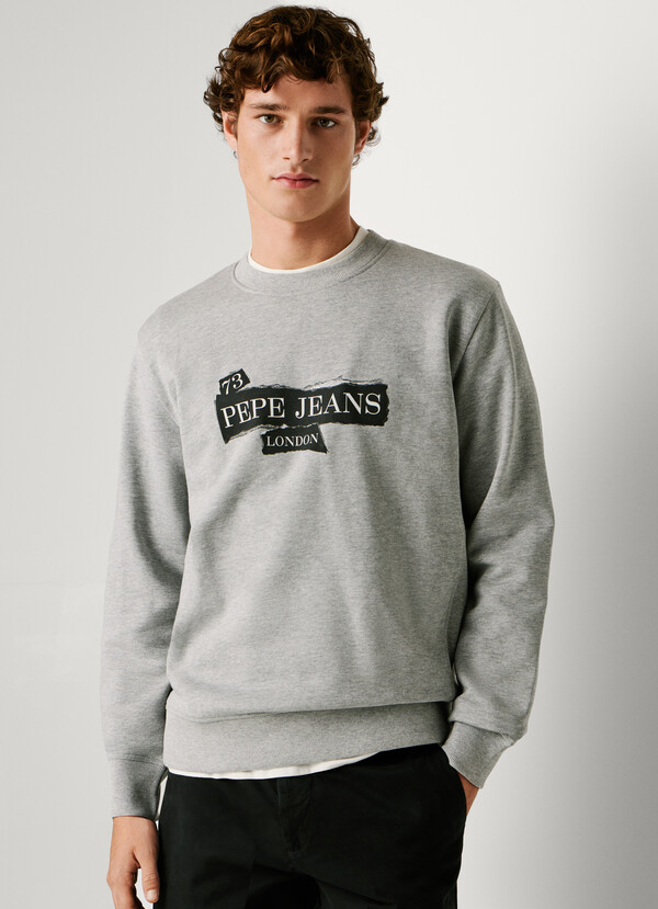 REGULAR FIT CREW NECK SWEATSHIRT