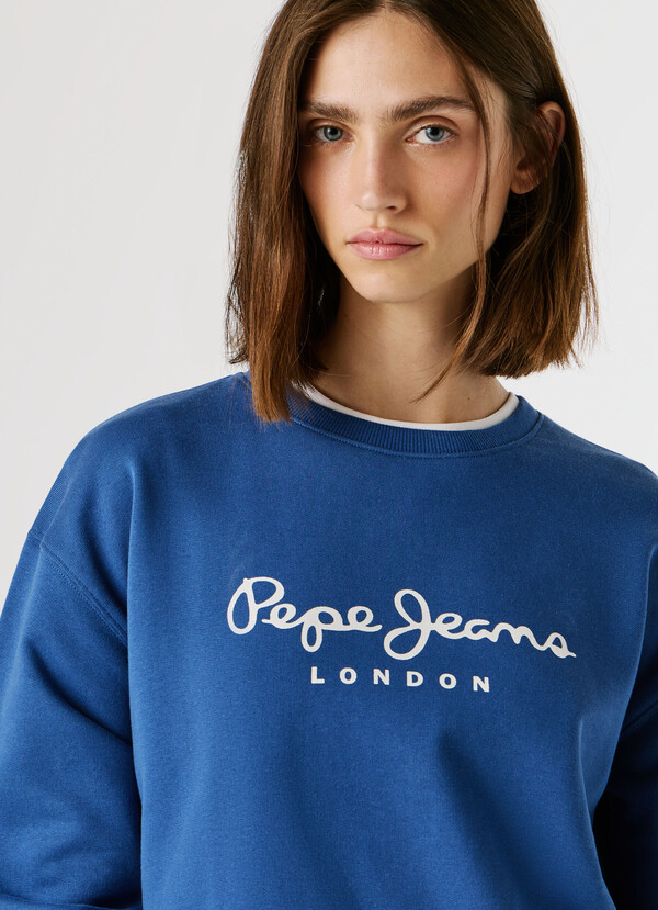 CREW NECK LOGO SWEATSHIRT