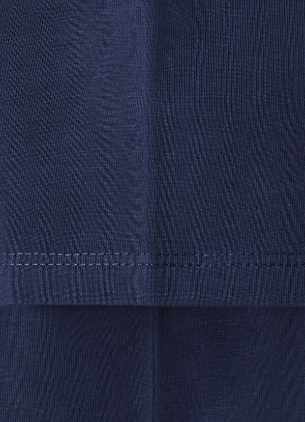 SLIM FIT GLITTER LOGO T-SHIRT