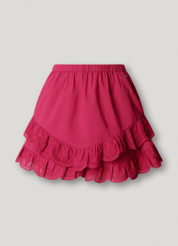 SKORT WITH RUFFLES