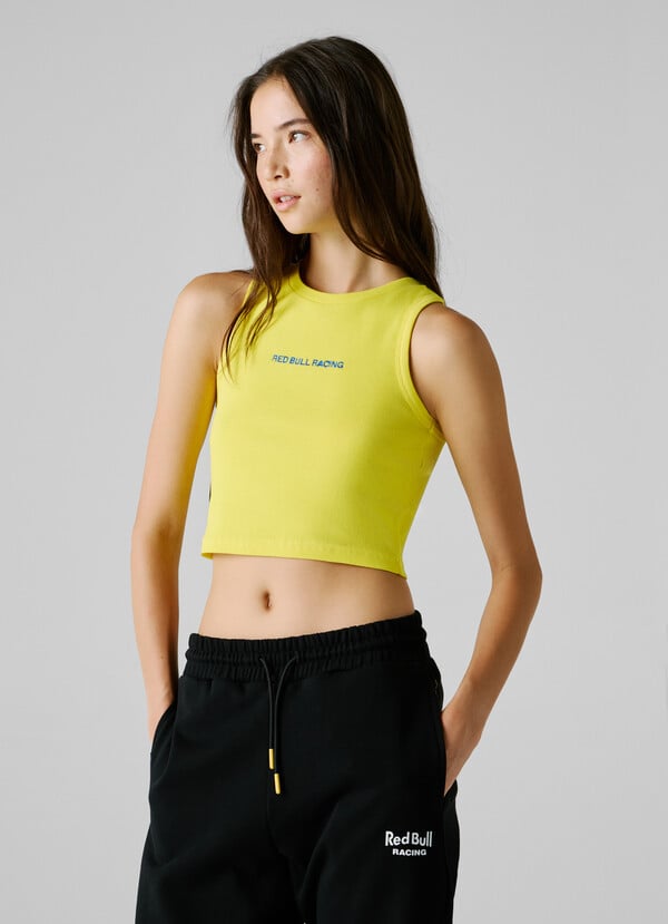 CROPPED SLEEVELESS TOP