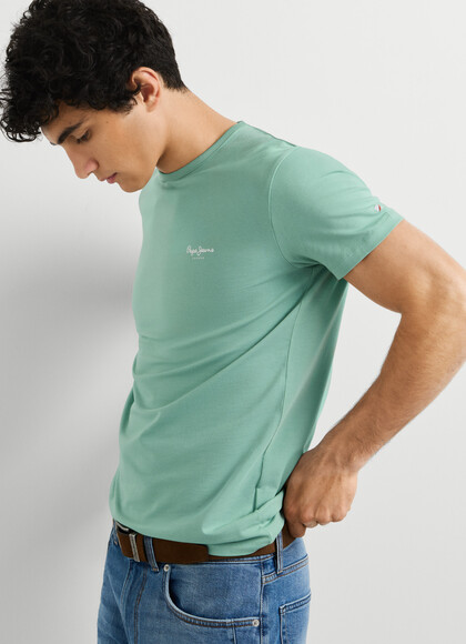 SLIM FIT LOGO PRINT T-SHIRT