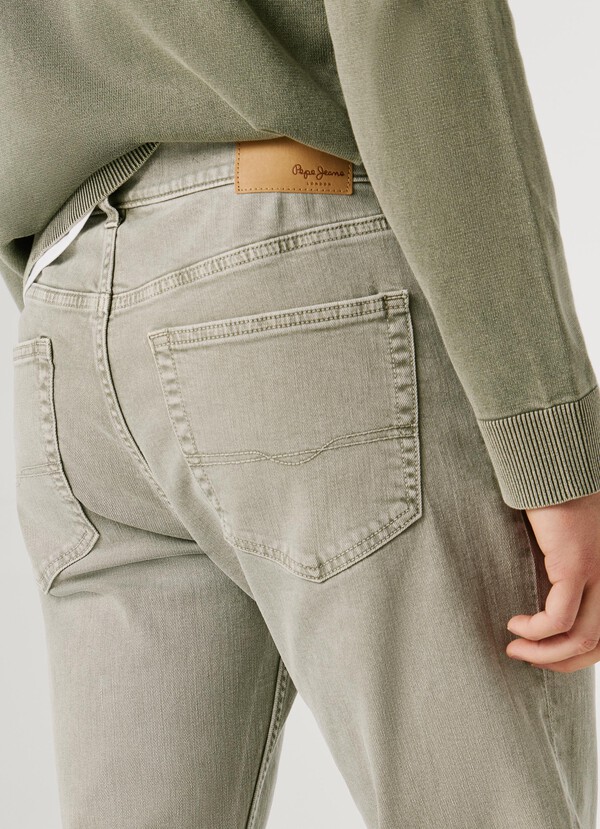 TAPER FIT MID-RISE JEANS - STANLEY