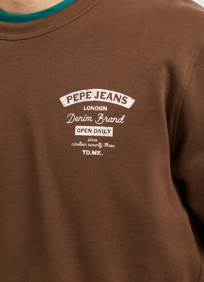 REGULAR FIT CREW NECK SWEATSHIRT