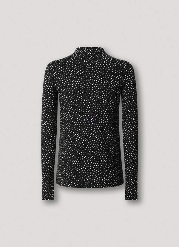 POLKA DOT PRINT T-SHIRT