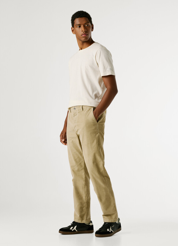 REGULAR FIT CHINO TROUSERS