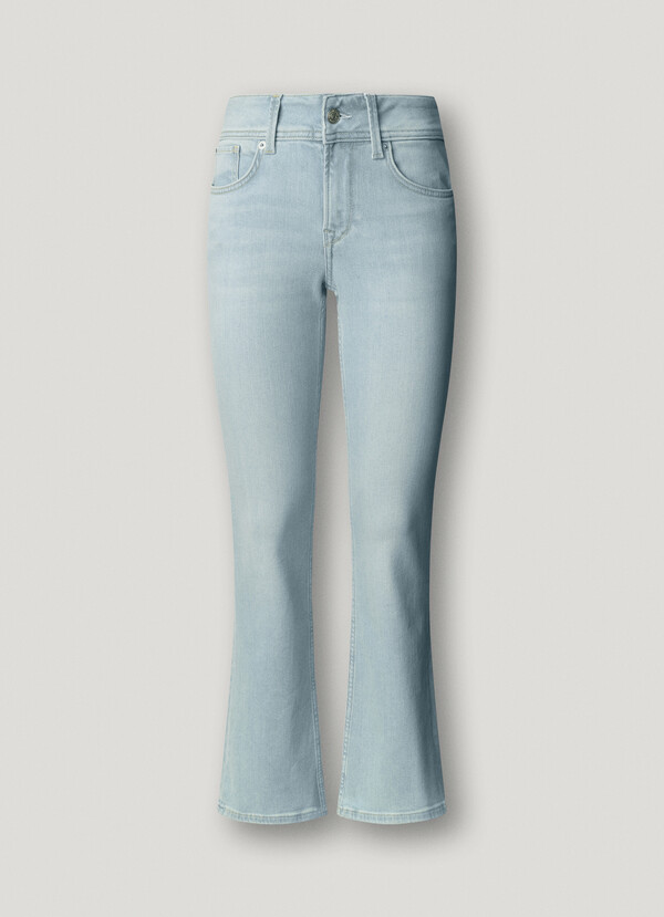 PIMLICO- LOW-RISE FLARE FIT JEANS