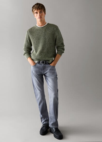 TRACK - SLIM FIT MID-RISE JEANS