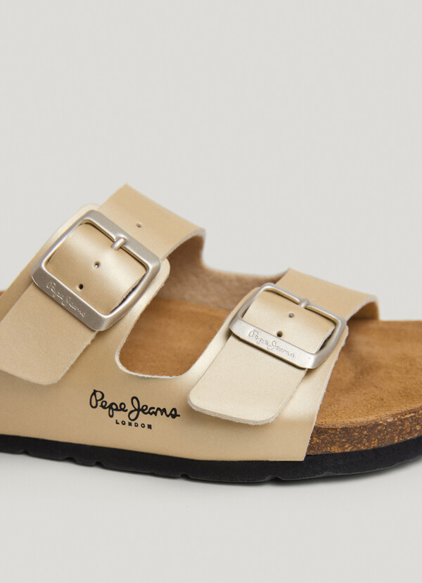 SANDALS WITH DOUBLE BUCKLE