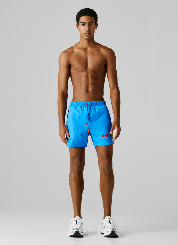 PRINTED LOGO SWIM SHORTS