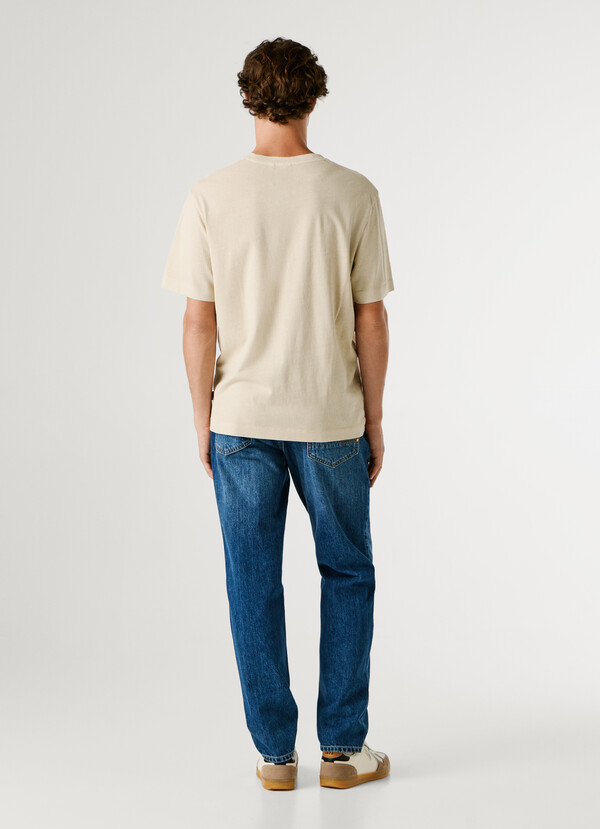 REGULAR FIT T-SHIRT WITH EMBROIDERED LOGO