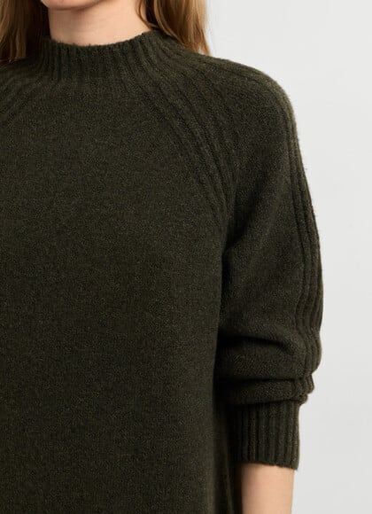 KNIT MINI DRESS