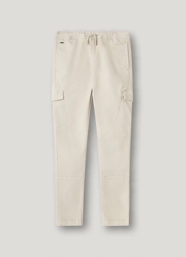 SLIM FIT CARGO TROUSERS