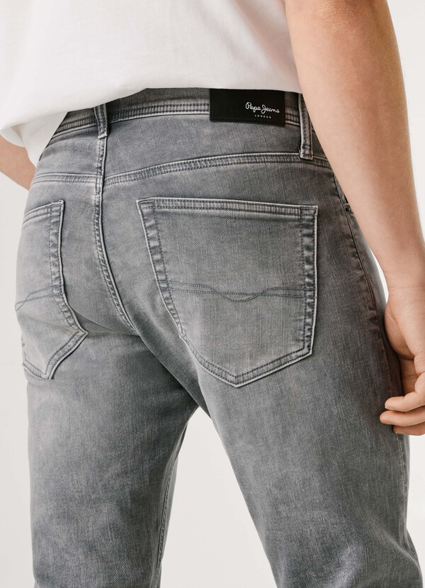 TRACK - SLIM FIT MID-RISE JEANS
