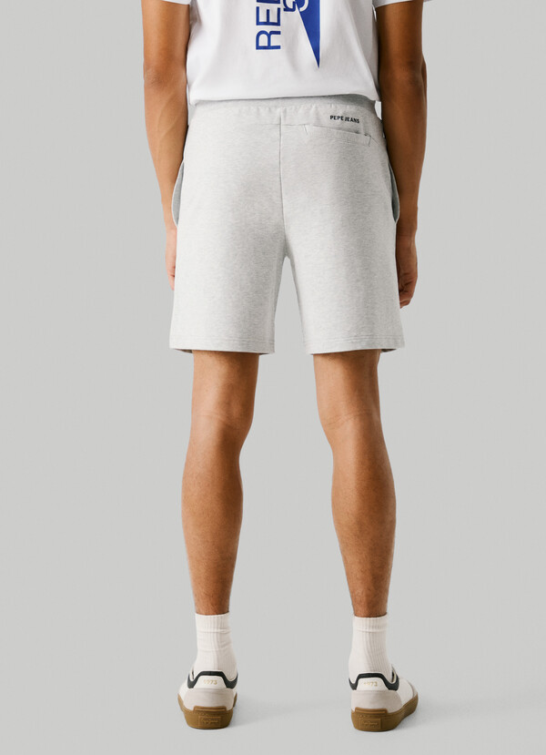 SLIM FIT FLEECE BERMUDA SHORTS