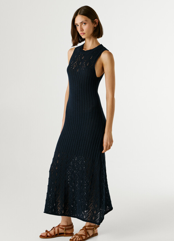 OPENWORK DETAIL MAXI DRESS