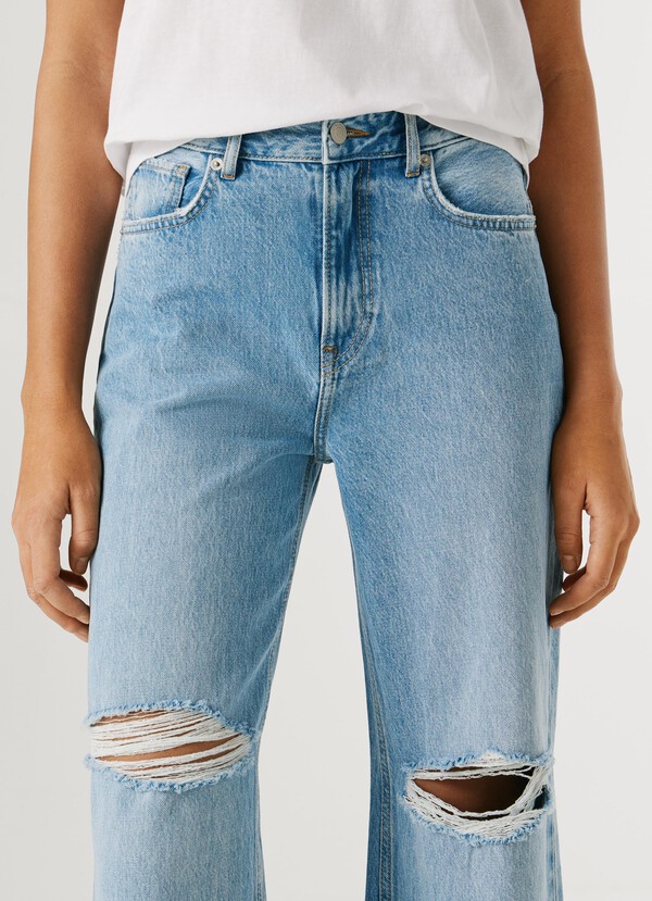 HIGH-RISE STRAIGHT FIT JEANS - LEXA