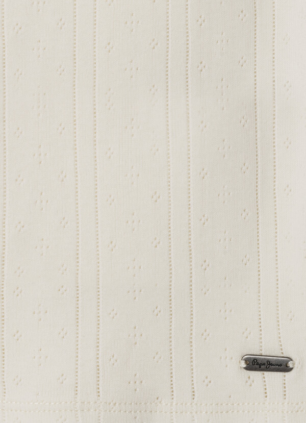 POINTELLE STRAPPY TOP