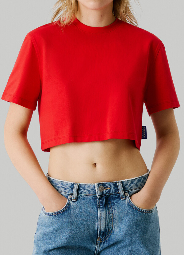 BOXY FIT SLEEVE LOGO T-SHIRT