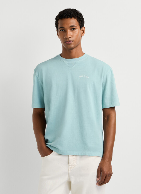 CASUAL FIT LOGO PRINT T-SHIRT