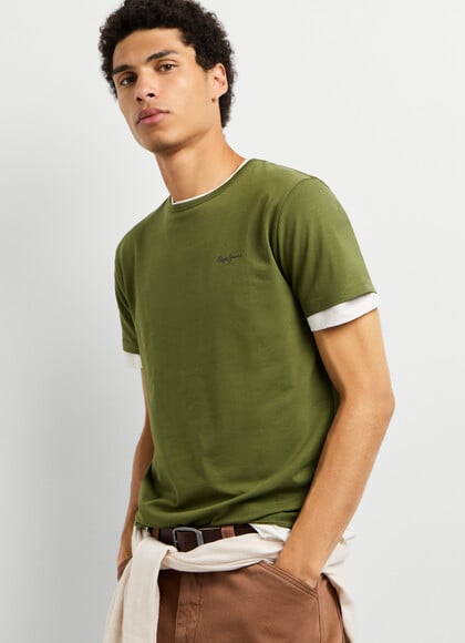 SLIM FIT LOGO PRINT T-SHIRT