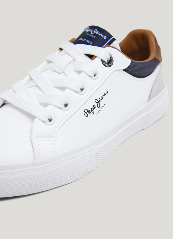 CLASSIC TRAINERS WITH SUEDE DETAILS - KENTON