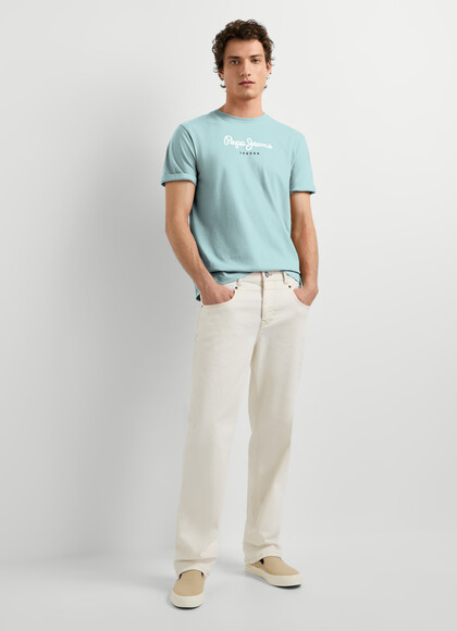 REGULAR FIT LOGO PRINT T-SHIRT